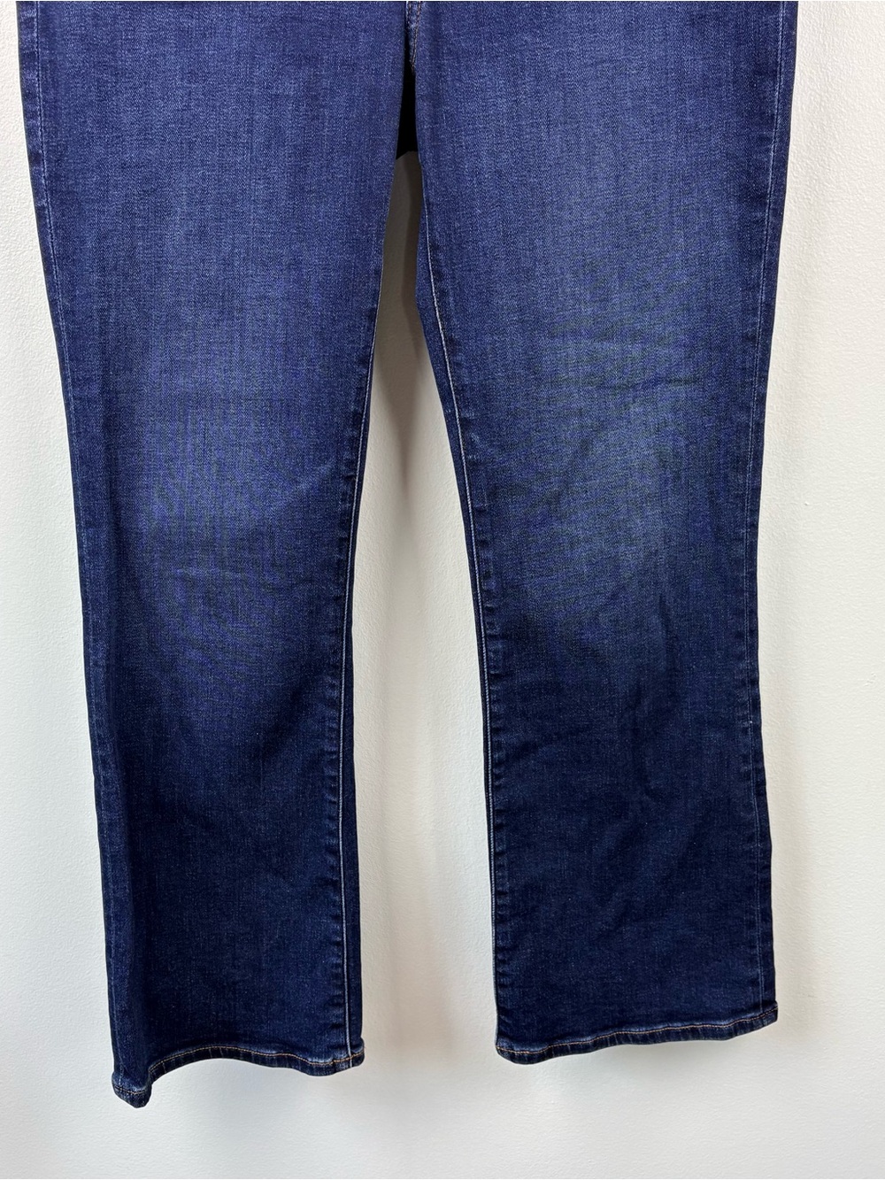 Madewell Mid-Rise Kick Out Crop Jeans NN471 Dark Wash Cali Demi Fit Sz 28 - Picture 3 of 15